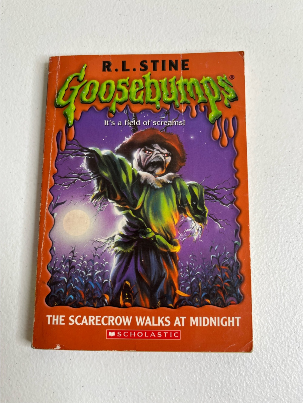 Goosebumps #20 The Scarecrow Walks At Midnight First Edition 1994 Paperback Book
